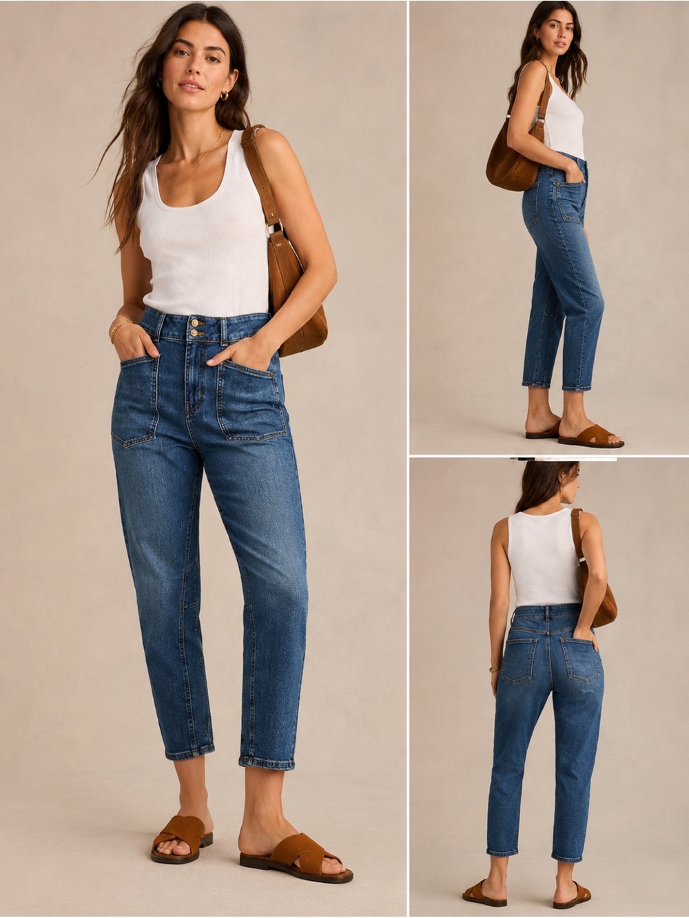Pilcro Anthropologie Utility Patch Pocket High Rise Jeans Size 31